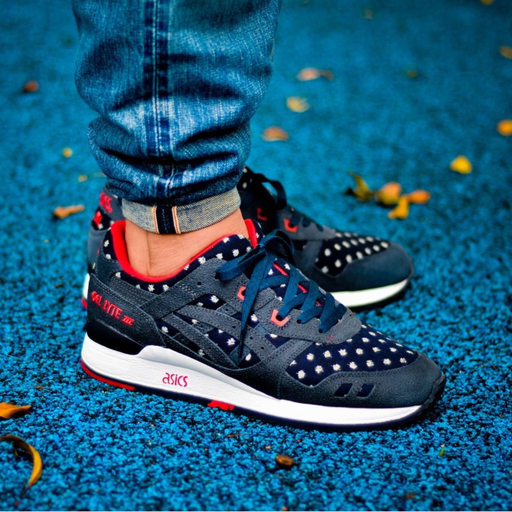 ASICS x BAIT Nippon blue